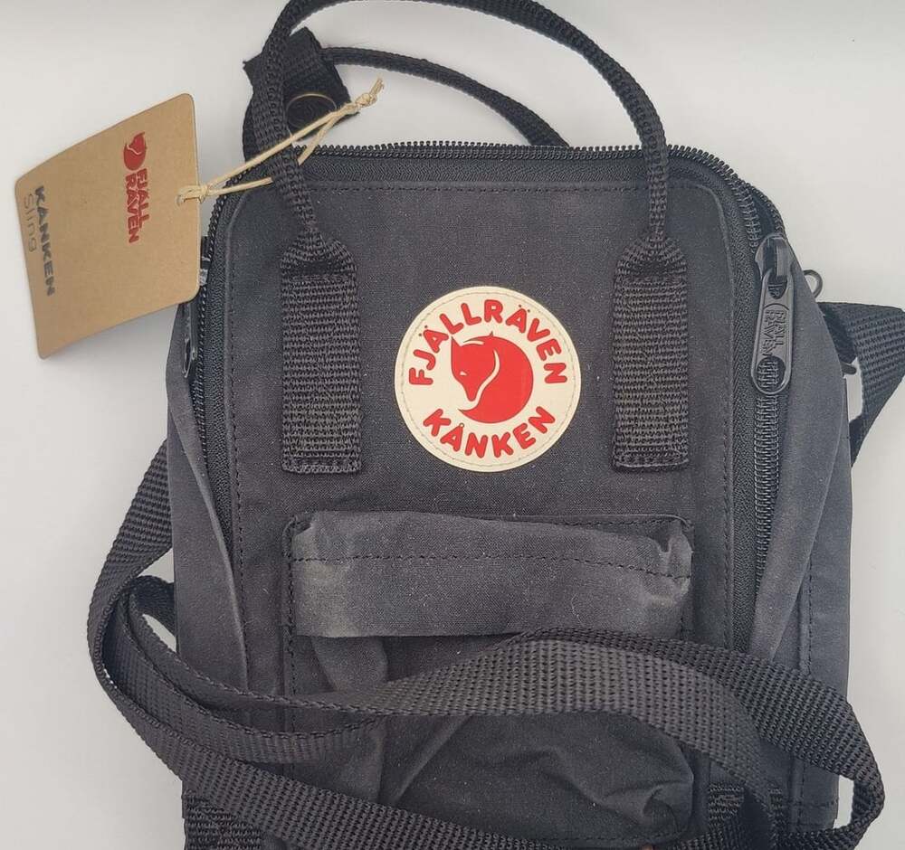 Fjällräven Kånken Sling Crossbody Shoulder Bag, Black